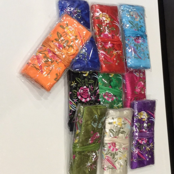 Silk Travel Jewelry Rolls (2 for $30) - Picture 2 of 6